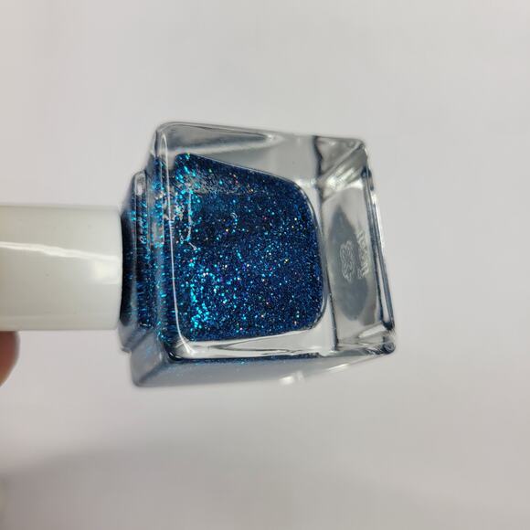 Parrot Polish "Sarah T" NEW Blue Glitter Shimmer Metallic Lacquer - Picture 4 of 6